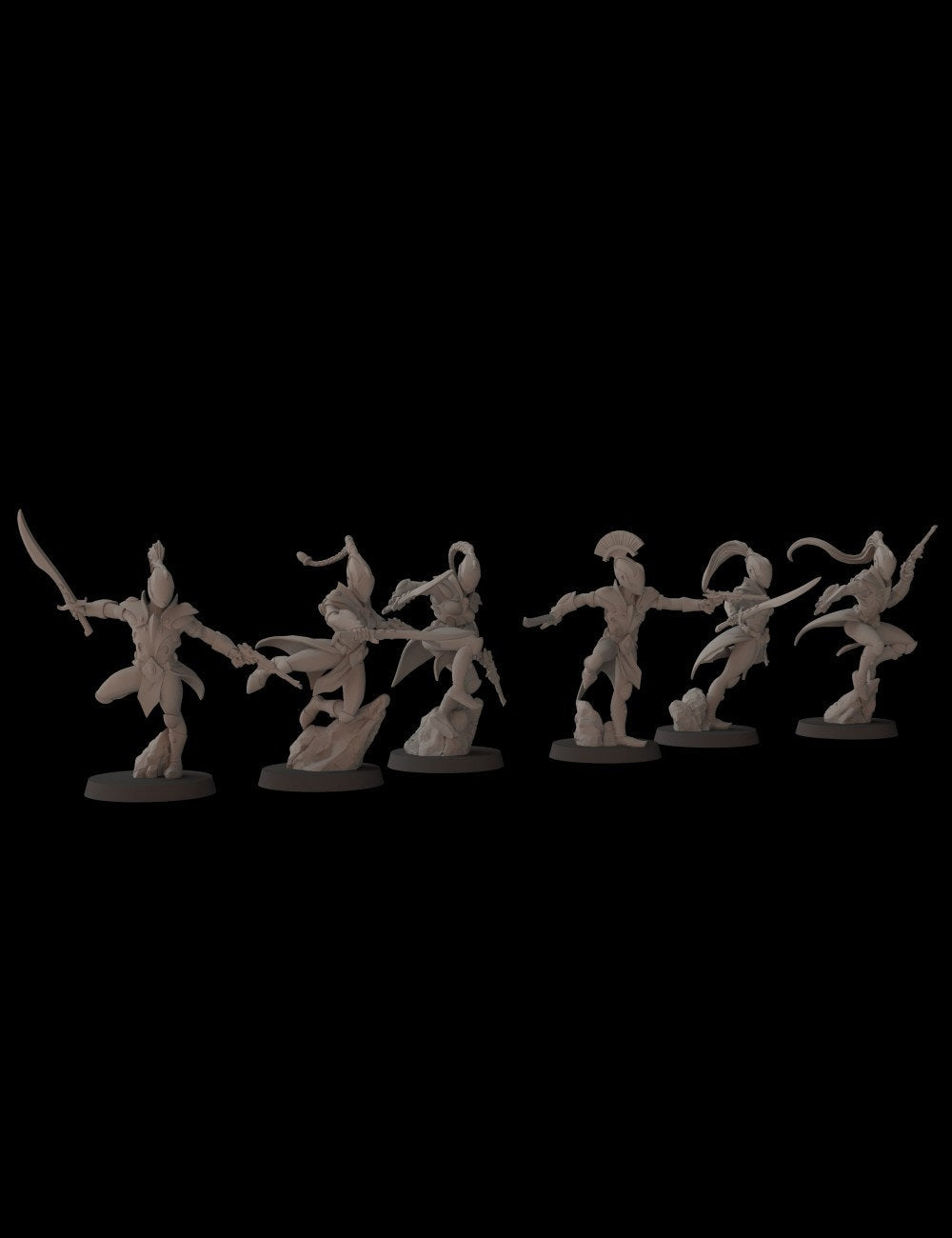 Aeterni Fantasy Cult Miniatures Battle Dancers x5 (Custom Order)