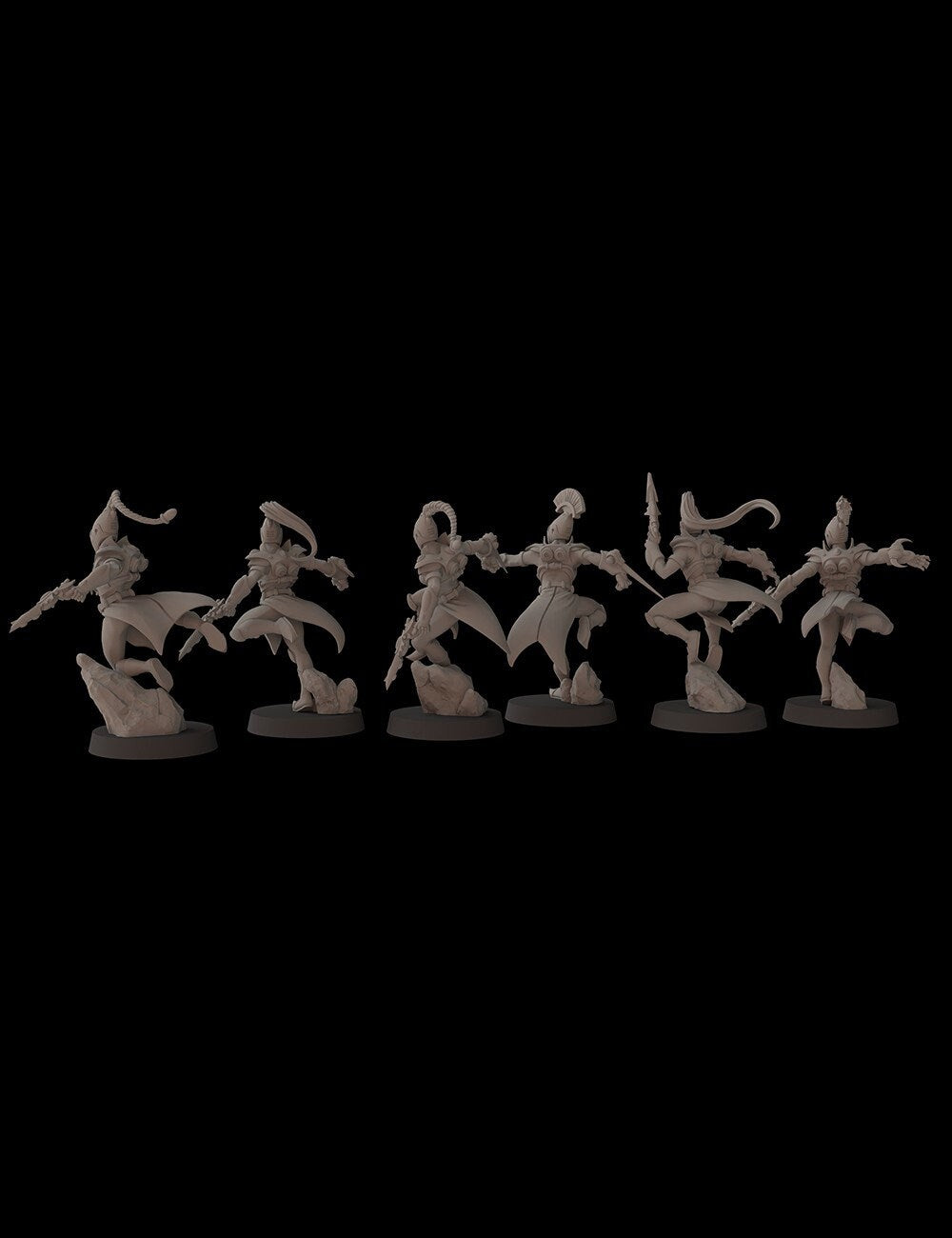 Aeterni Fantasy Cult Miniatures Battle Dancers Alternative Weapons x5 (Custom Order)