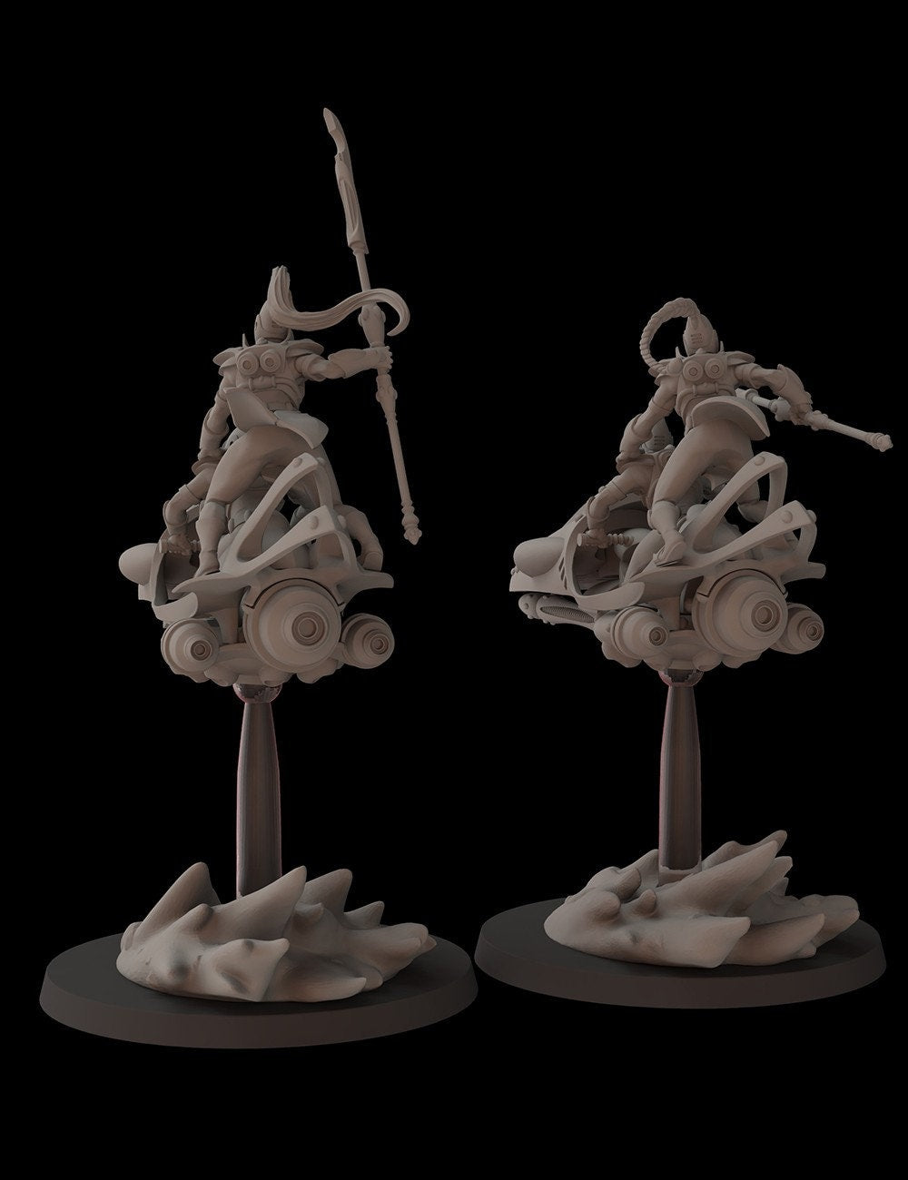 Aeterni Fantasy Cult Miniatures Battle Dancers Bikes x2 (Custom Order)