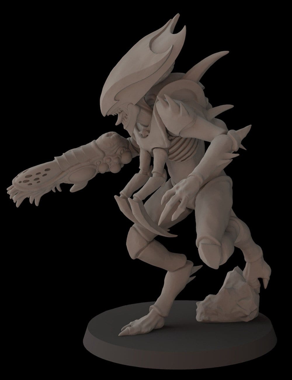 Insectoids Fantasy Cult Miniatures Crawlers Biorifle x3 (Custom Order)