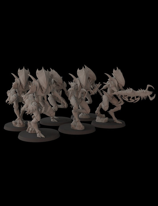 Insectoids Fantasy Cult Miniatures Crawlers Biorifle x3 (Custom Order)