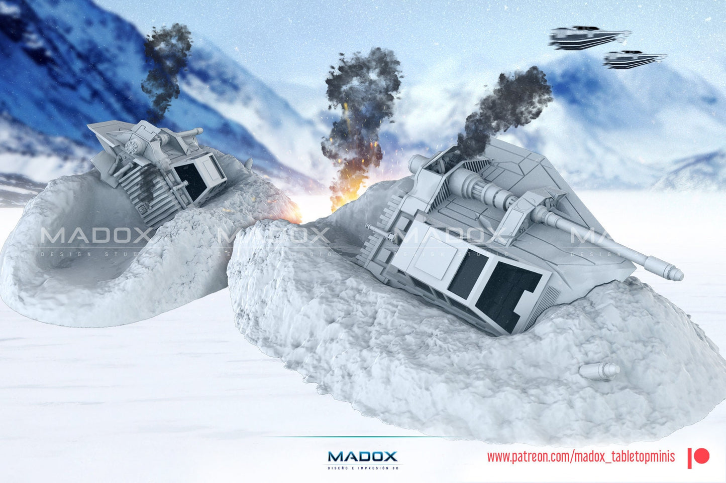 Legion - Winter Air Speeder (Custom Order)