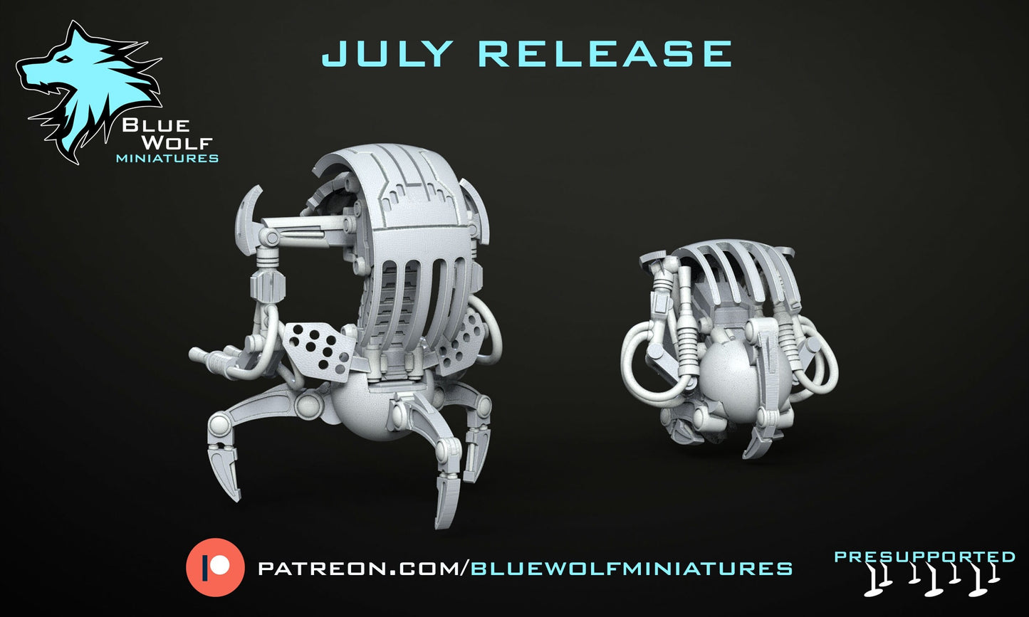 Legion - Droidekas (Custom Order) Blue Wolf Miniatures