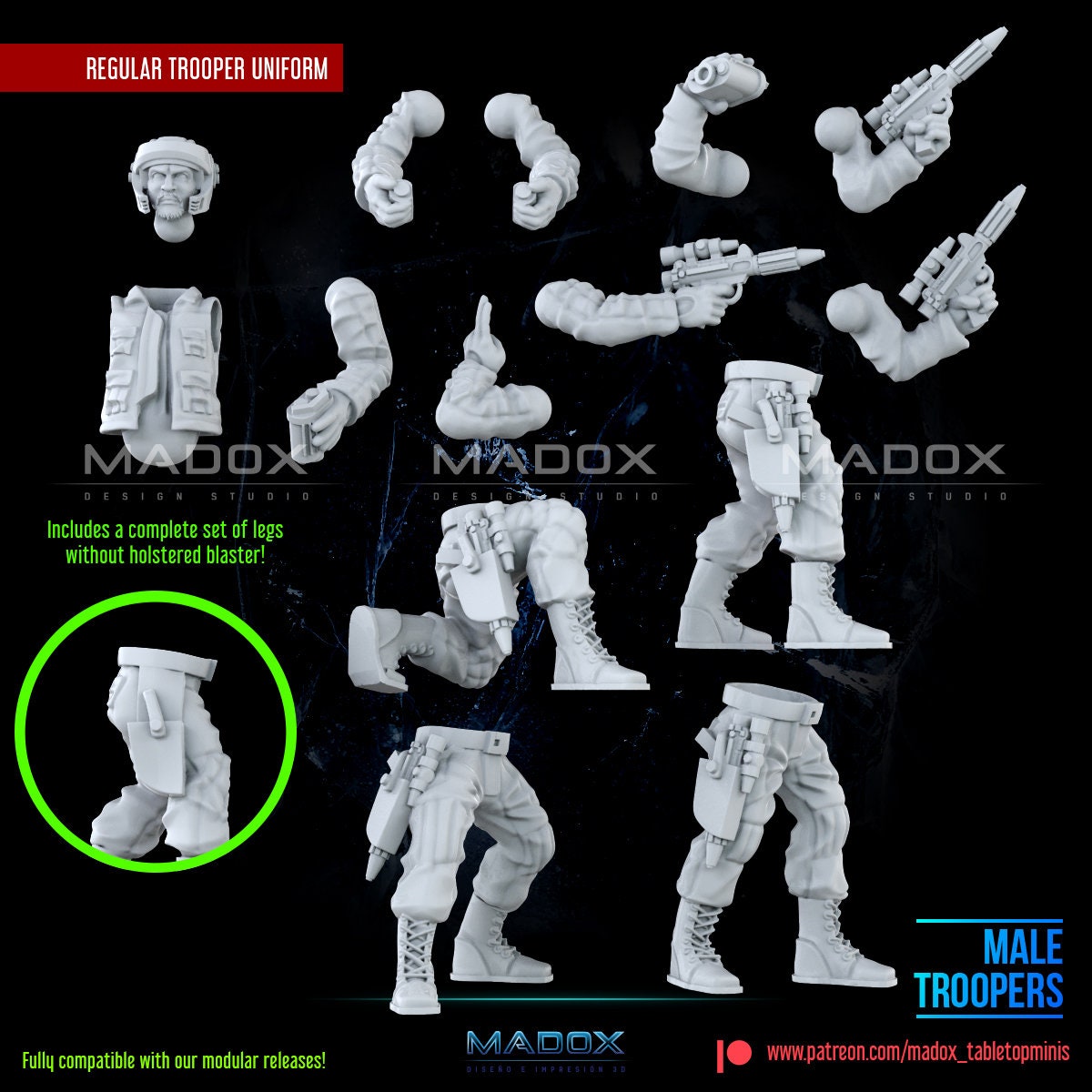 Legion - Dish Heavy Cannon (Custom Order)