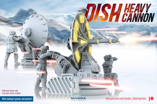 Legion - Dish Heavy Cannon (Custom Order)
