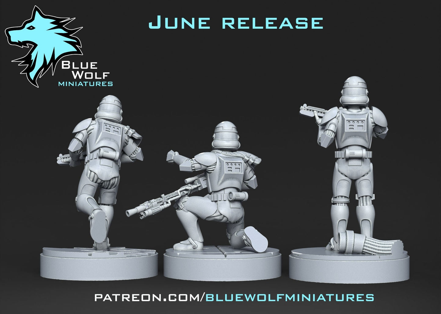 Legion - Triton Squad (Custom Order) Blue Wolf Miniatures
