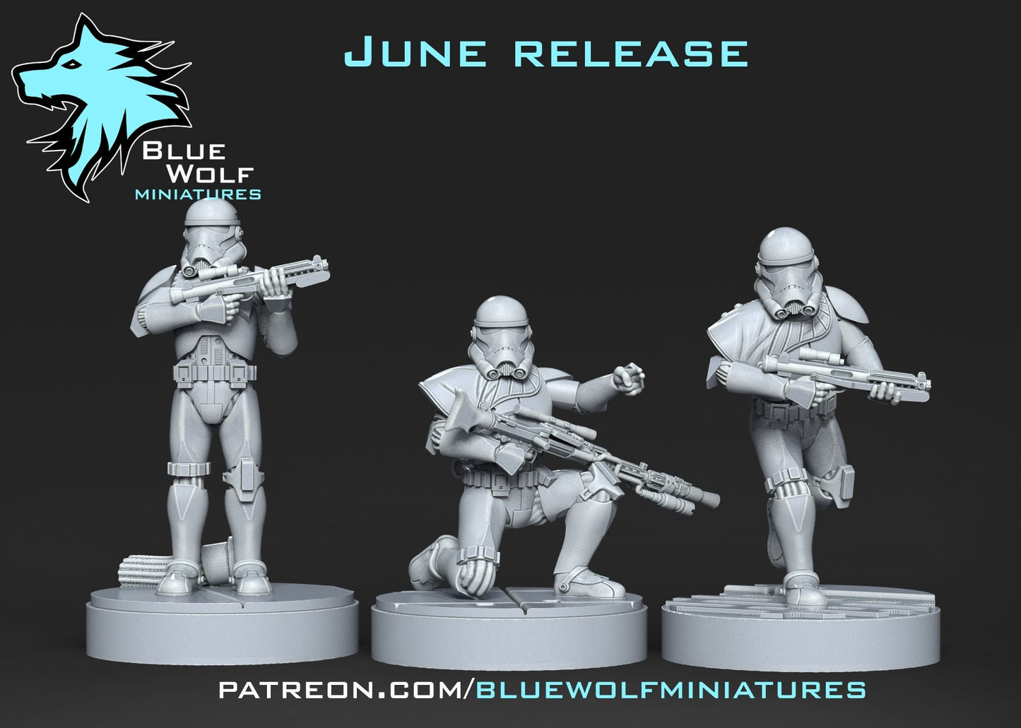 Legion - Triton Squad (Custom Order) Blue Wolf Miniatures