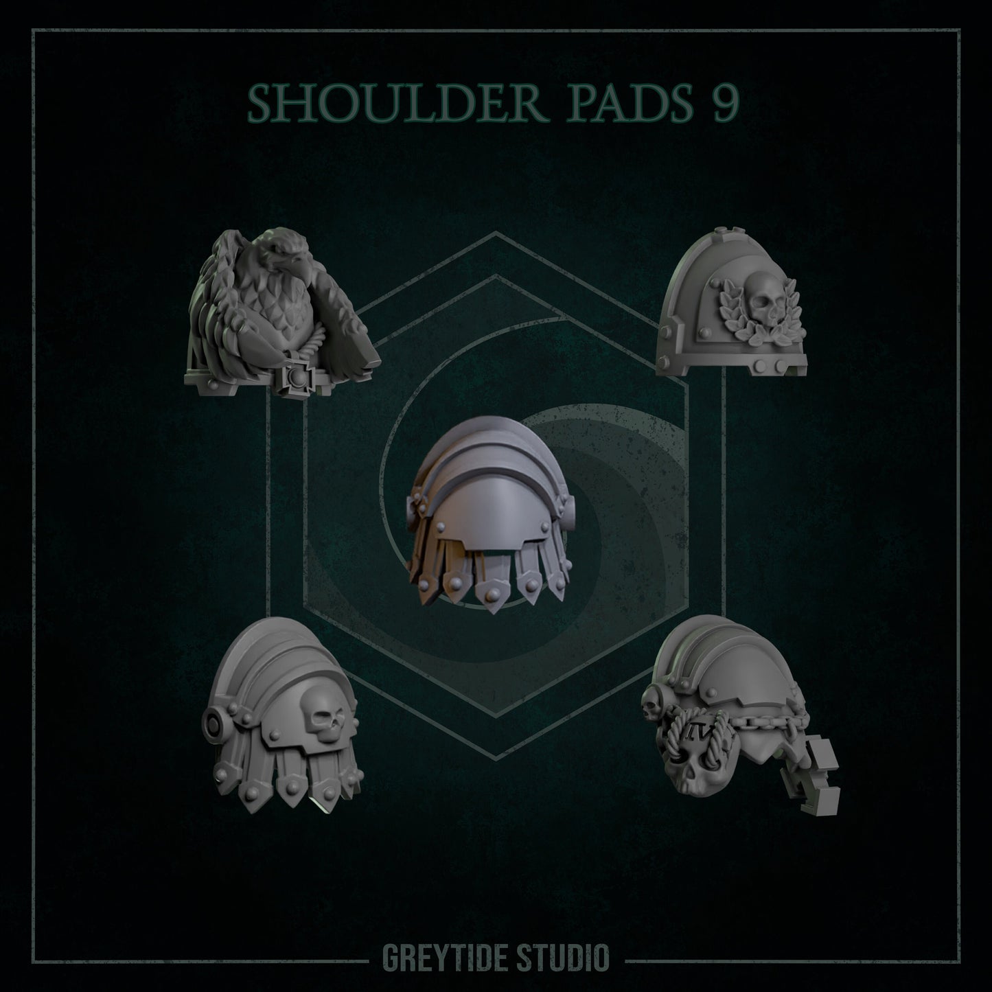 GreyTide Studios Shoulder Pads Pack (Custom Order)