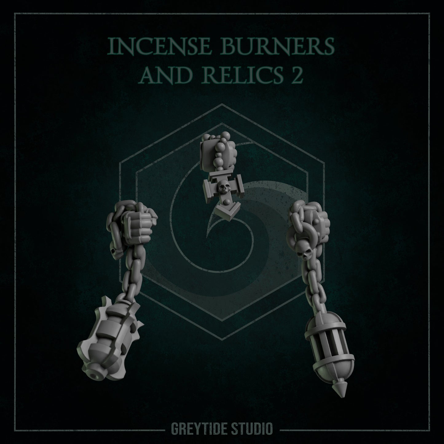GreyTide Studios Incense Burners and Relics Pack (Custom Order)