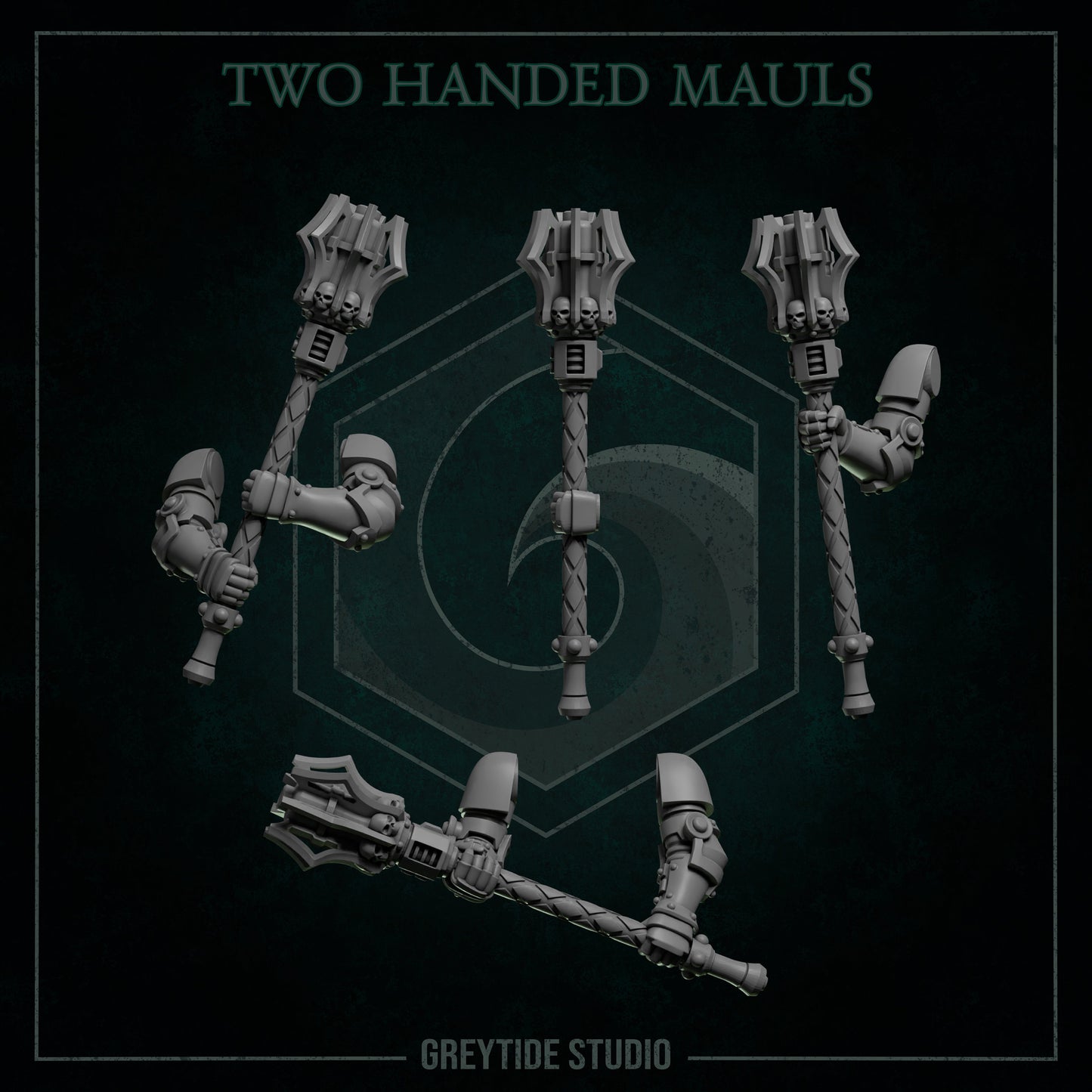 GreyTide Studios Two Handed Mauls Pack (Custom Order)
