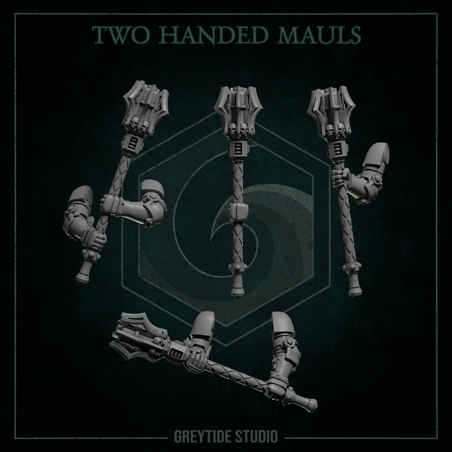 GreyTide Studios Two Handed Mauls Pack (Custom Order)