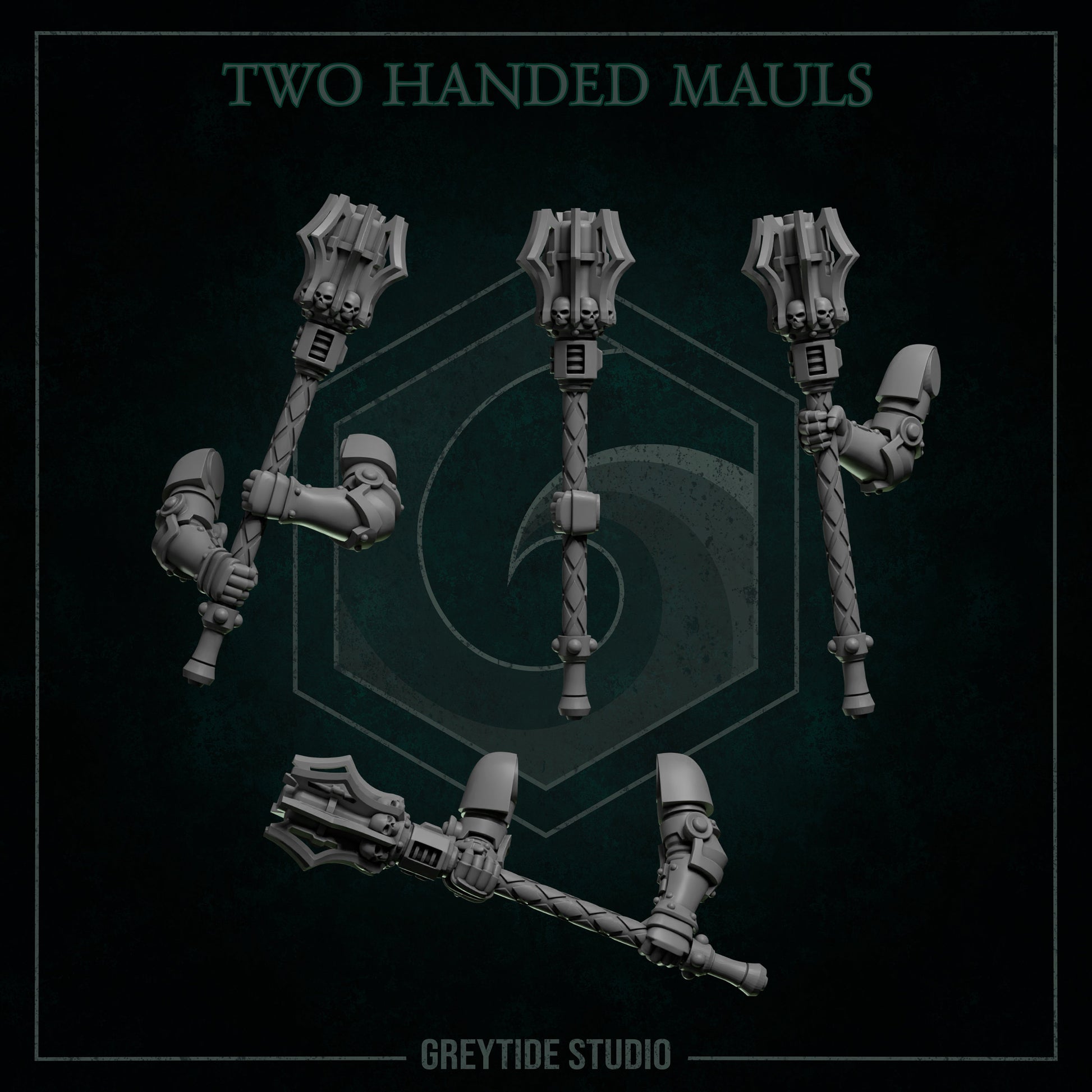 GreyTide Studios Two Handed Mauls Pack (Custom Order)