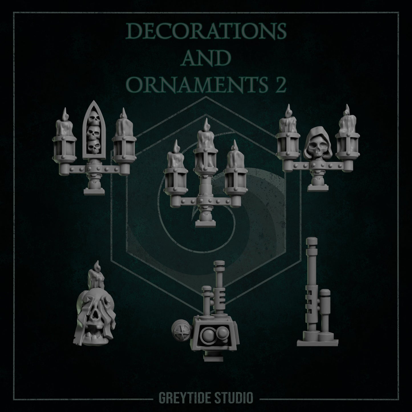 GreyTide Studios Decorations and Ornaments Pack (Custom Order)