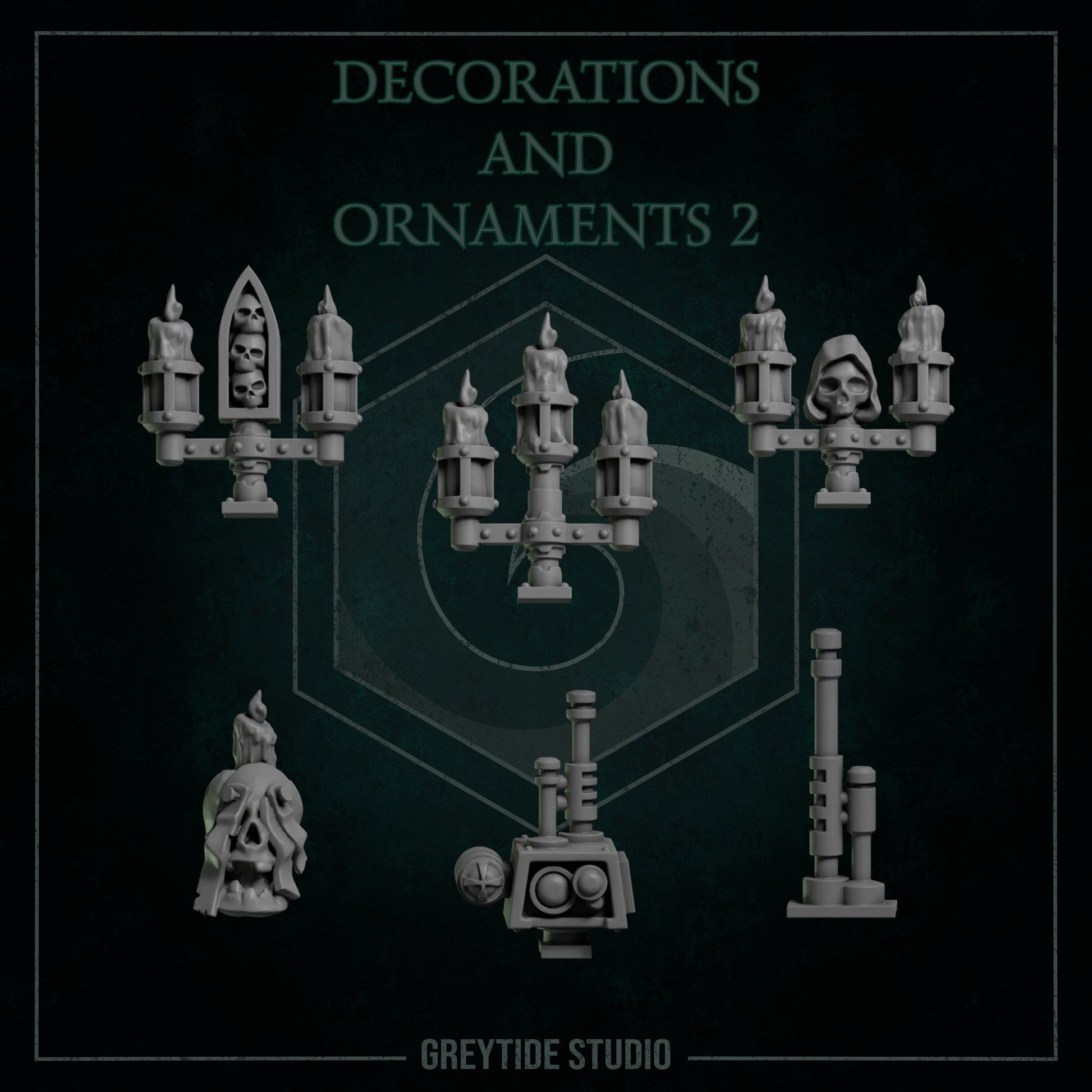 GreyTide Studios Decorations and Ornaments Pack (Custom Order)
