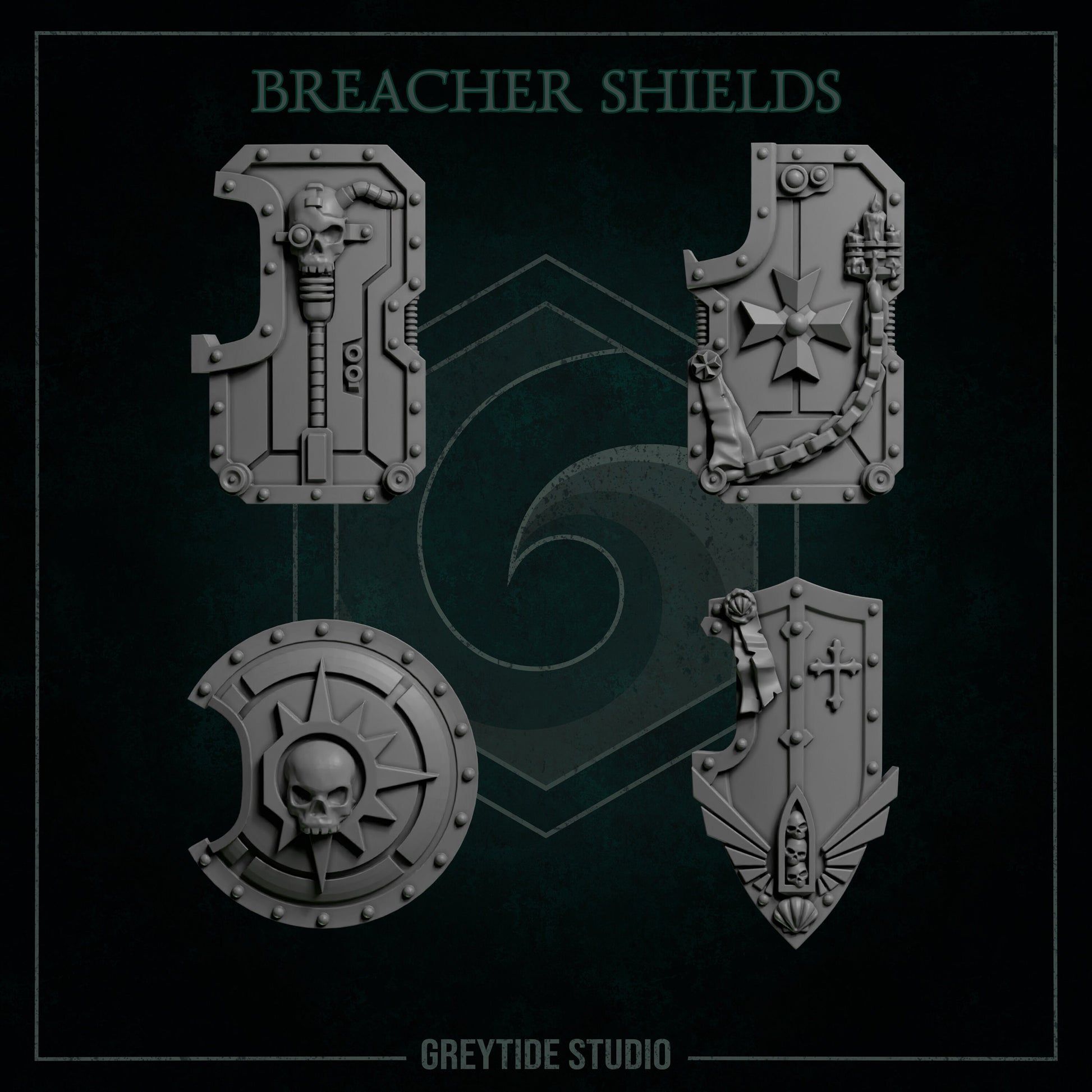 GreyTide Studios Shields Pack (Custom Order)