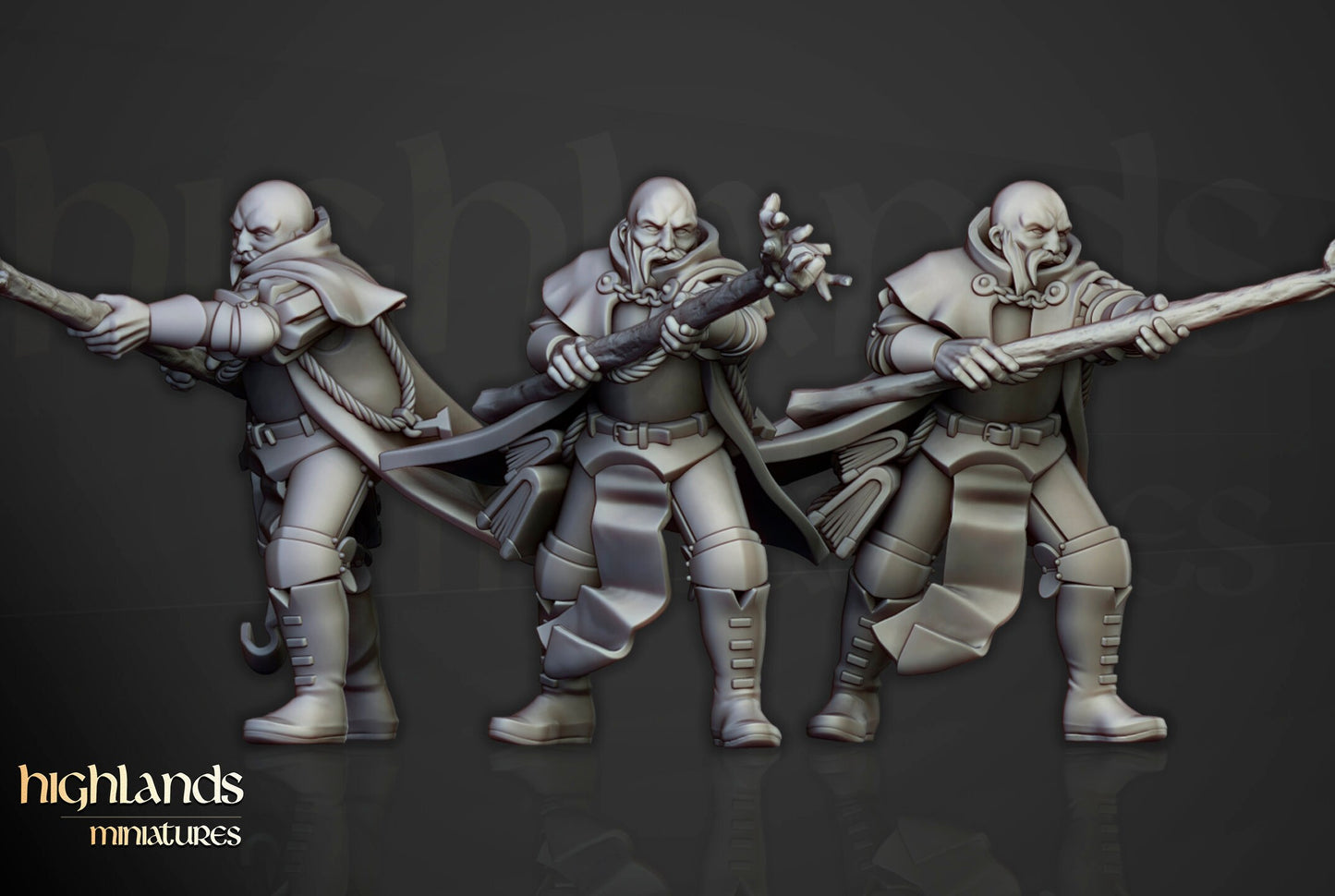 Battle Wizards - Highland Miniatures (Custom Order)