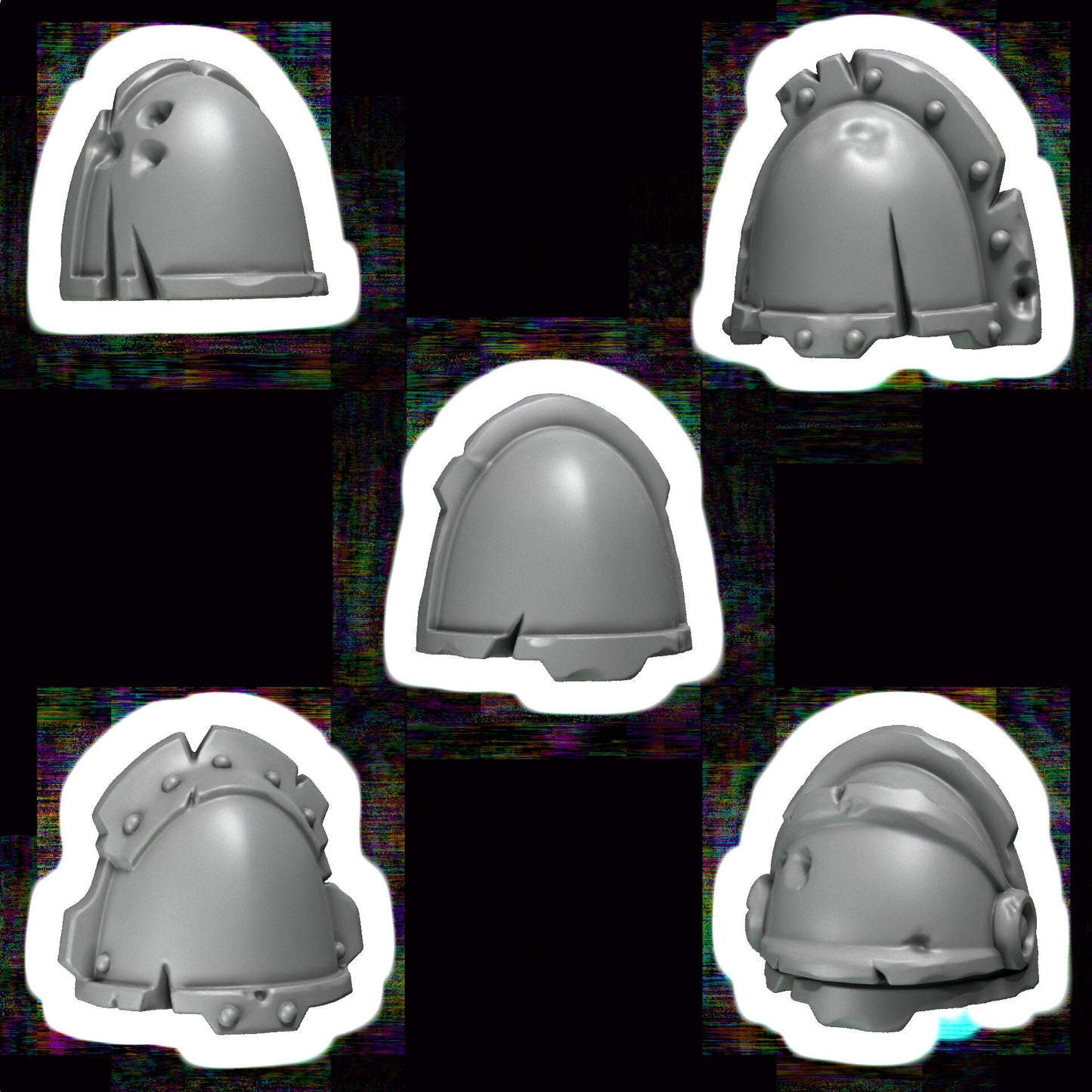 GreyTide Studios Shoulder Pads - Primal Hounds (Custom Order)