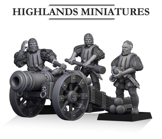 Sunland Great Cannon - Highland Miniatures (Custom Order)