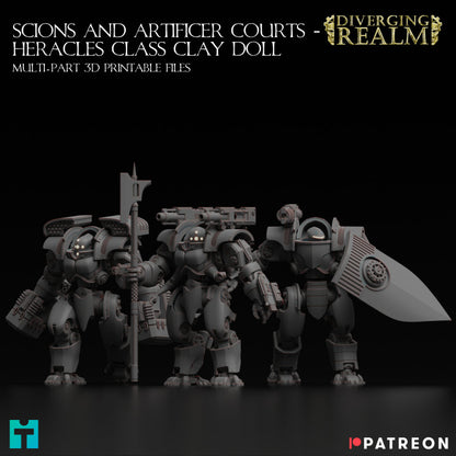 Artificer Courts - Heracles Class Clay Doll