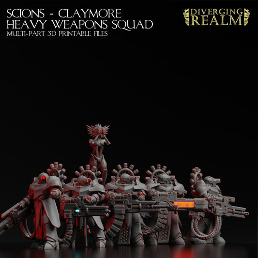 Scions - Claymore Heavy Weapons Squad