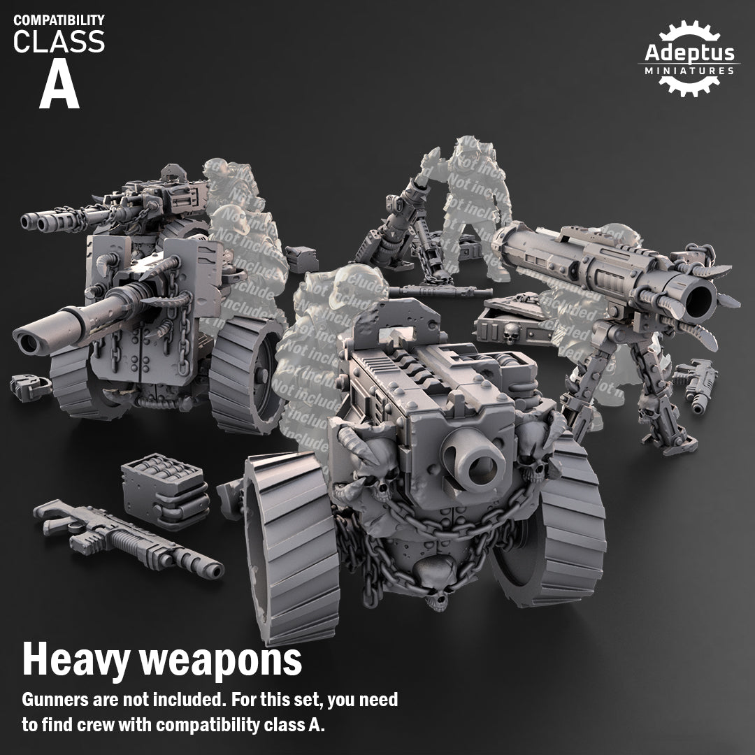 Dark Krocs Heavy Weapon Teams