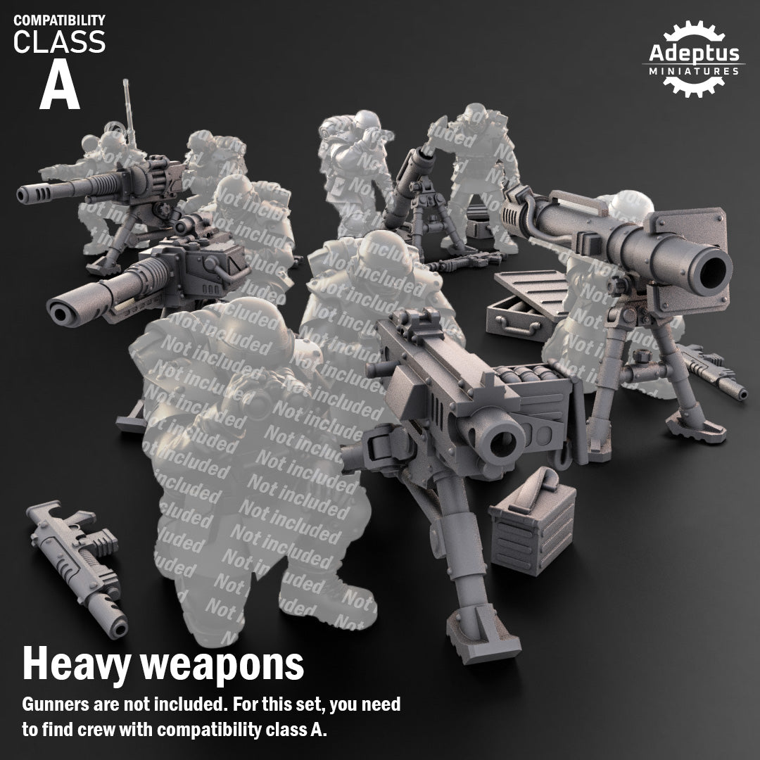 Warden Regiment Heavy Weapon Teams