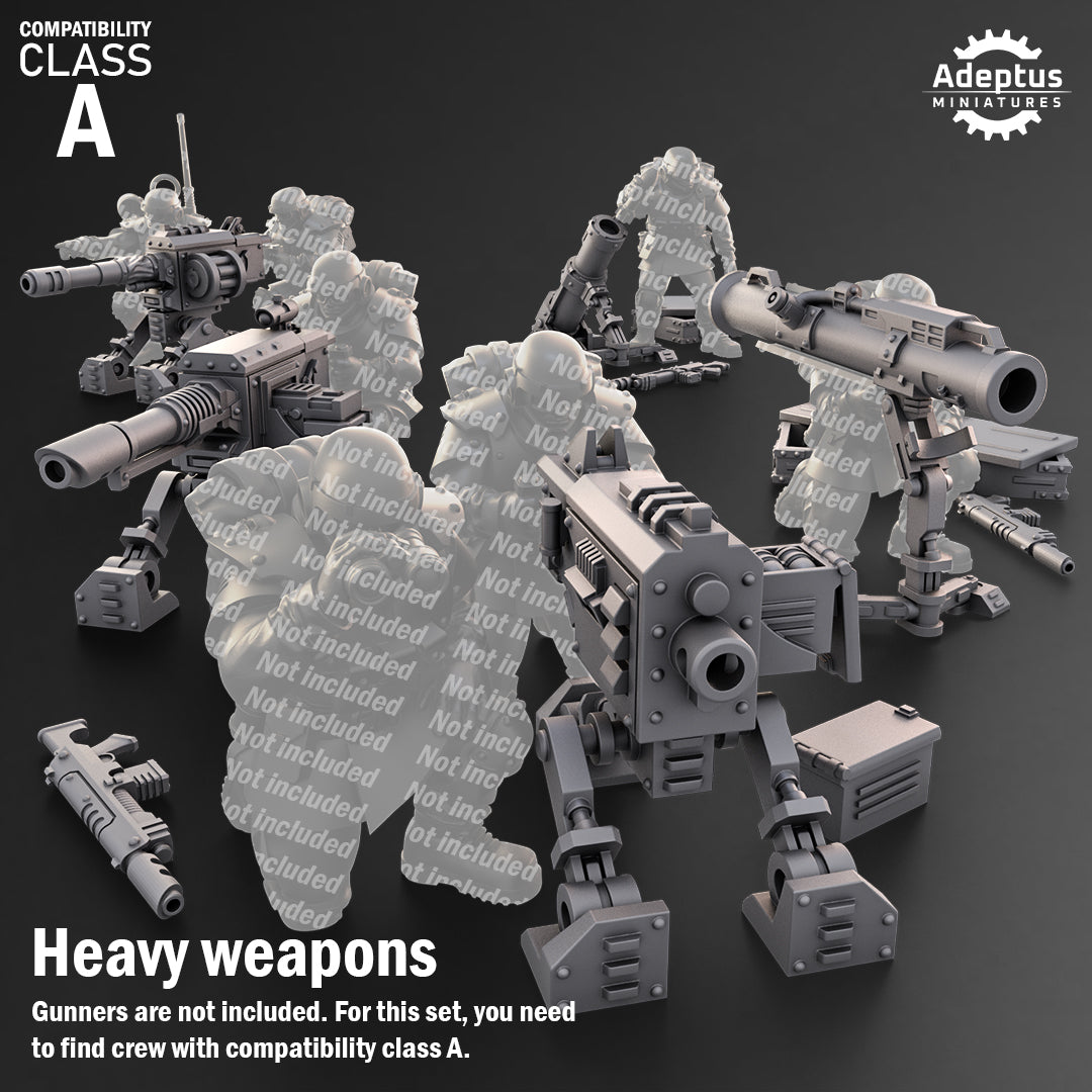 Warden Regiment Heavy Weapon Teams