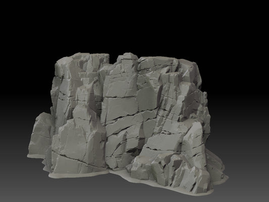 Stone Trove - Cliff Wall Curved Reverse