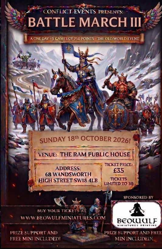 Conflict Events Presents! Battle March III October