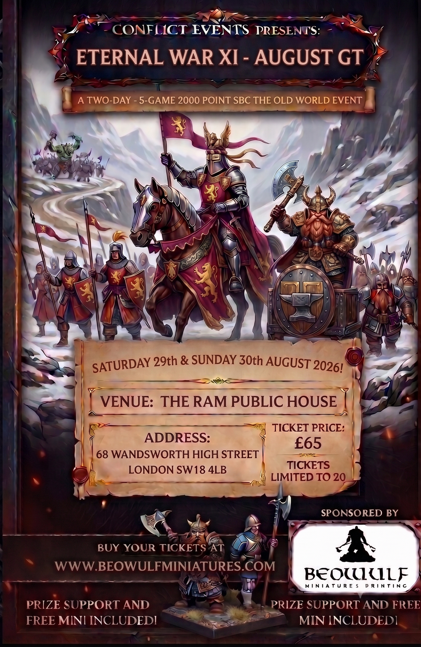 Conflict Events Presents! Eternal War XI - August GT