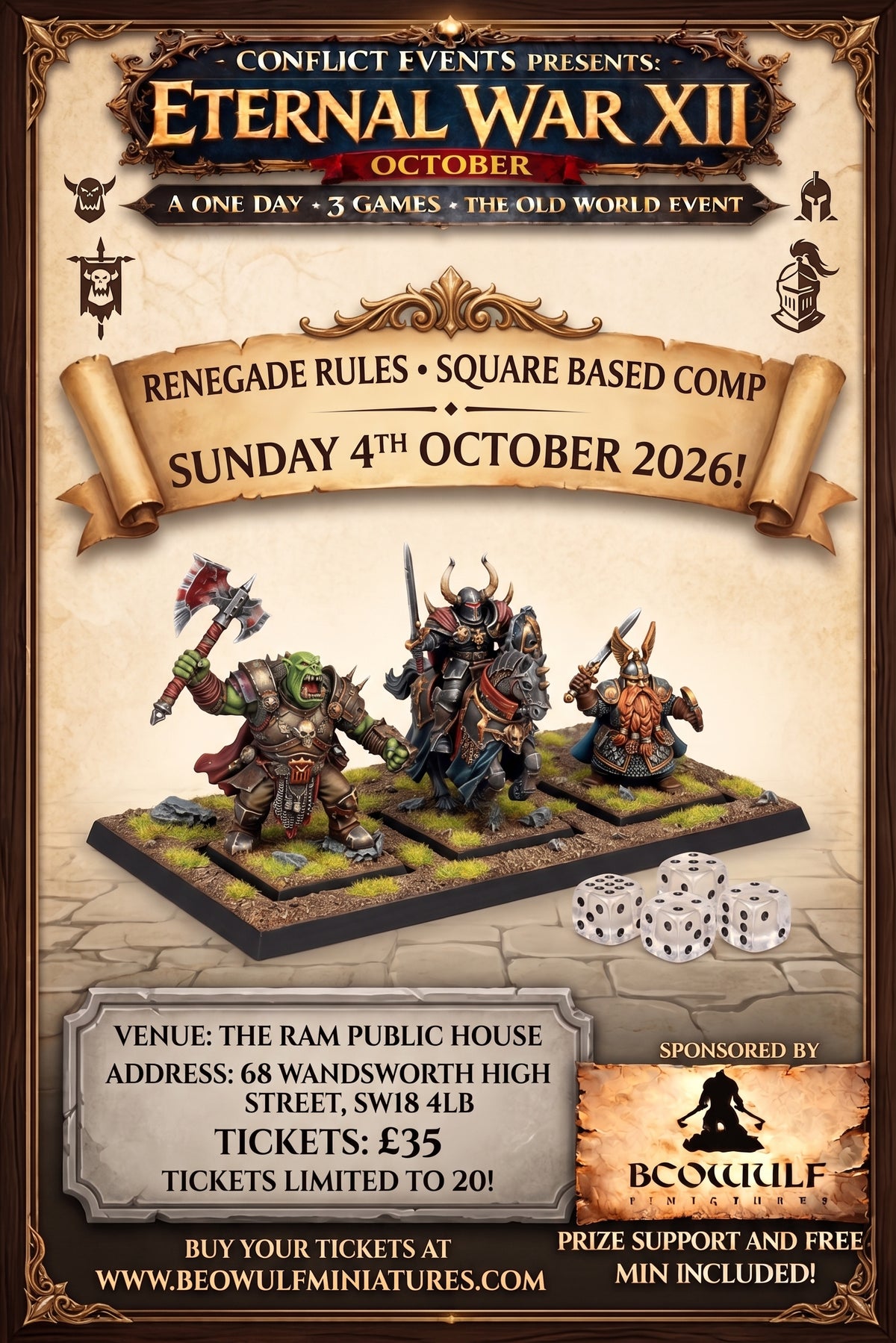 Conflict Events Presents! Eternal War XII October