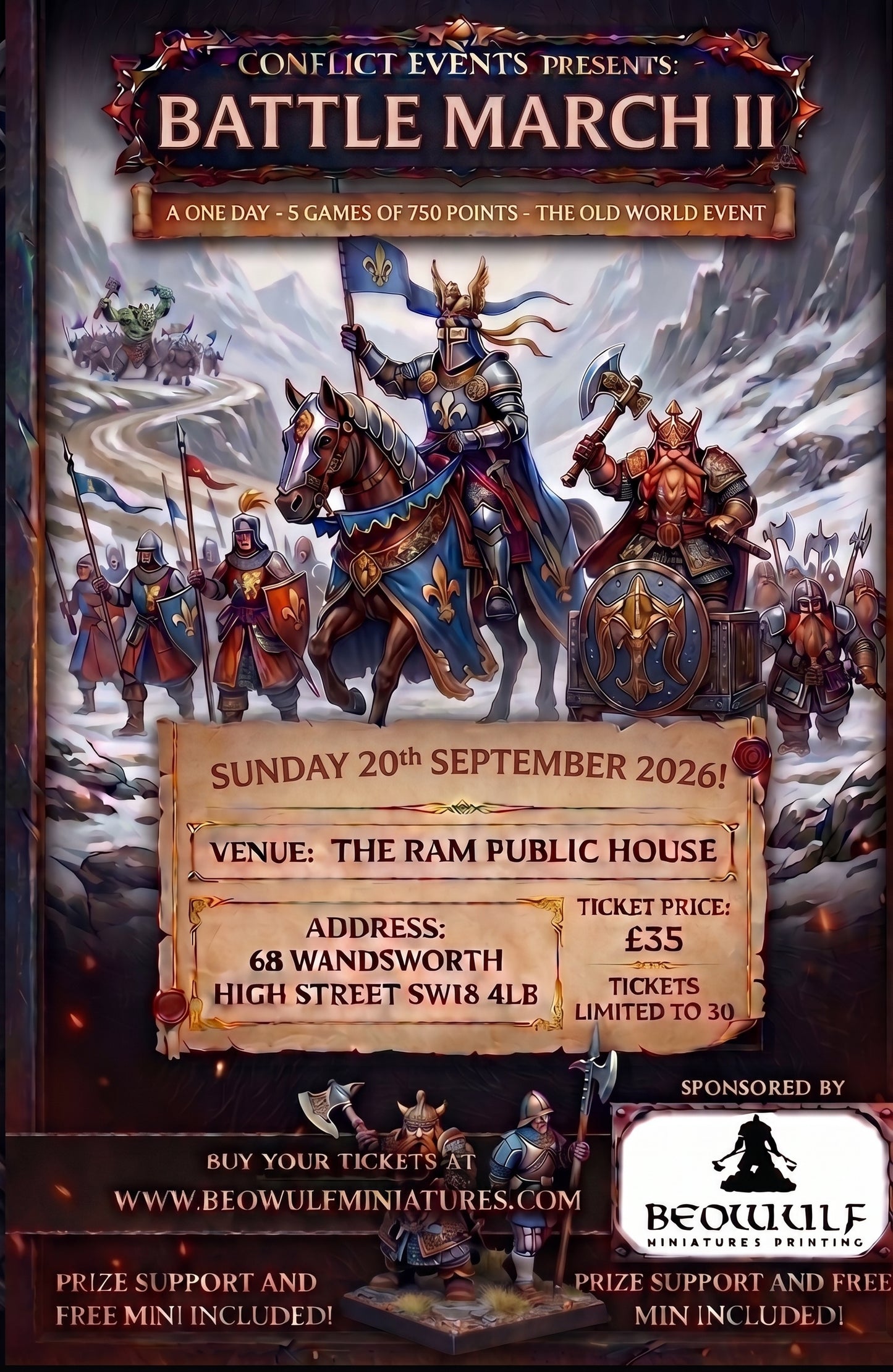 Conflict Events Presents! Battle March II September