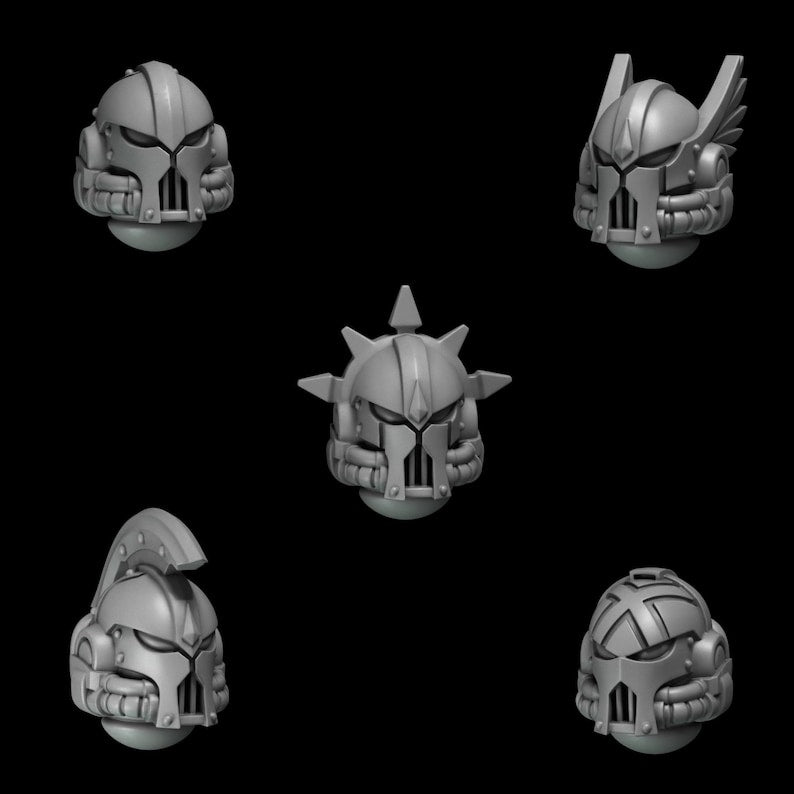 Greytide Studios - Crimson Lords - Heads - Multiple Listings (Custom Order)