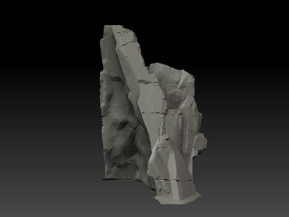 Stone Trove Cliffs - Wargaming Terrain 28mm - Large Bundle Set or Individual - Printed on FDM Bambu Lab X1 Carbon (Custom Order) - product image 10 of 10