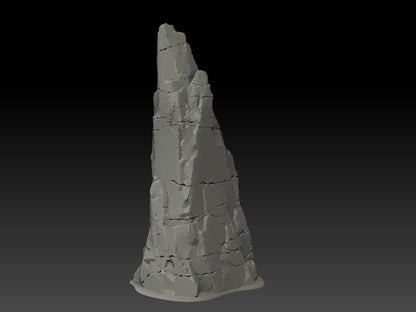 Stone Trove Cliffs - Wargaming Terrain 28mm - Large Bundle Set or Individual - Printed on FDM Bambu Lab X1 Carbon (Custom Order) - product image 9 of 10