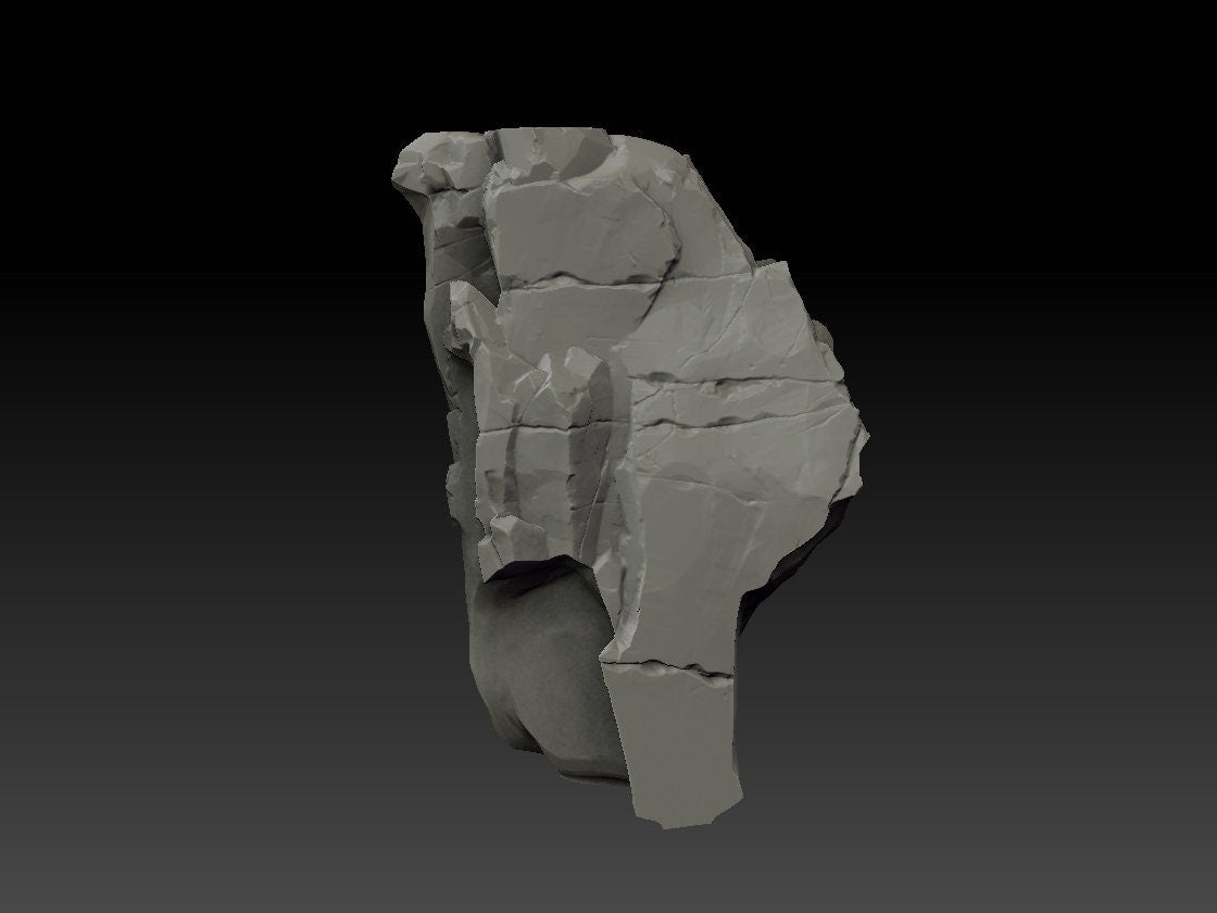 Stone Trove Border Cliffs - Wargaming Terrain 28mm - Large Bundle Set or Individual - Printed on FDM Bambu Lab X1 Carbon (Custom Order) - product image 6 of 9