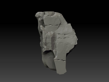 Stone Trove Border Cliffs - Wargaming Terrain 28mm - Large Bundle Set or Individual - Printed on FDM Bambu Lab X1 Carbon (Custom Order) - product image 6 of 9