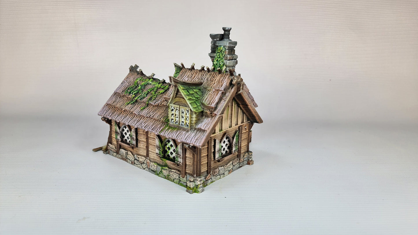 The Frost 2 - Brookdale Cottage - Wargaming Terrain 28mm - Printed on FDM Bambu Lab X1 Carbon (Custom Order)