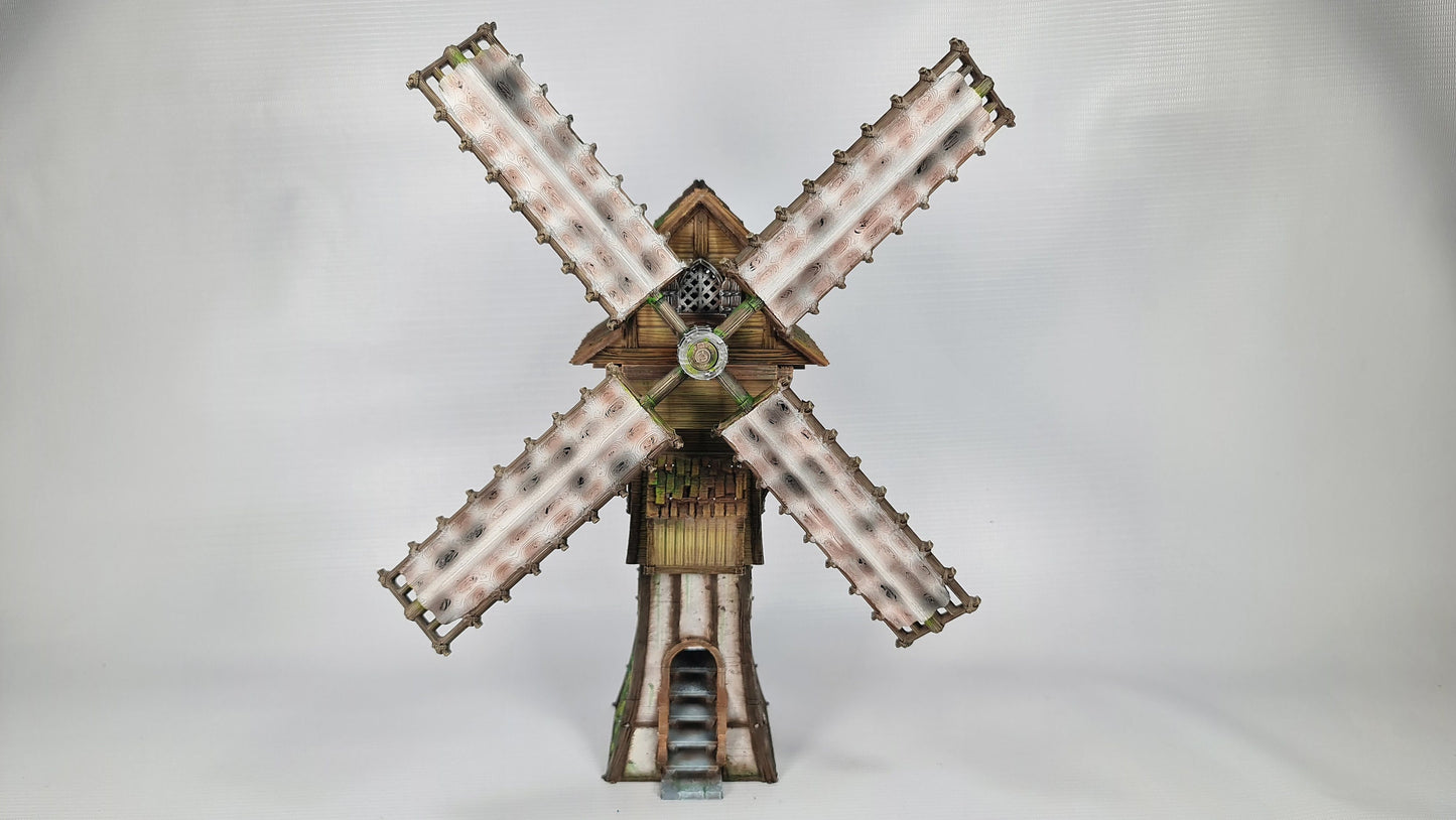 The Frost 2 Windmill - Wargaming Terrain 28mm - Printed on FDM Bambu Lab X1 Carbon (Custom Order) - product image 2 of 7