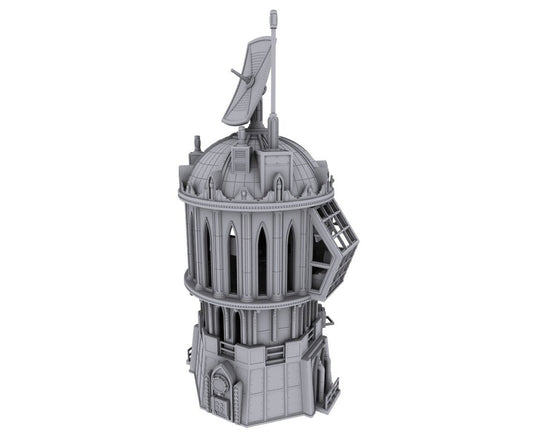 Control Tower Outpost 12 - Wargaming Terrain 28mm - Printed on FDM Bambu Lab X1 Carbon (Custom Order) - product image 1 of 5