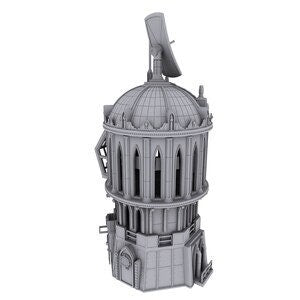 Control Tower Outpost 12 - Wargaming Terrain 28mm - Printed on FDM Bambu Lab X1 Carbon (Custom Order) - product image 2 of 5