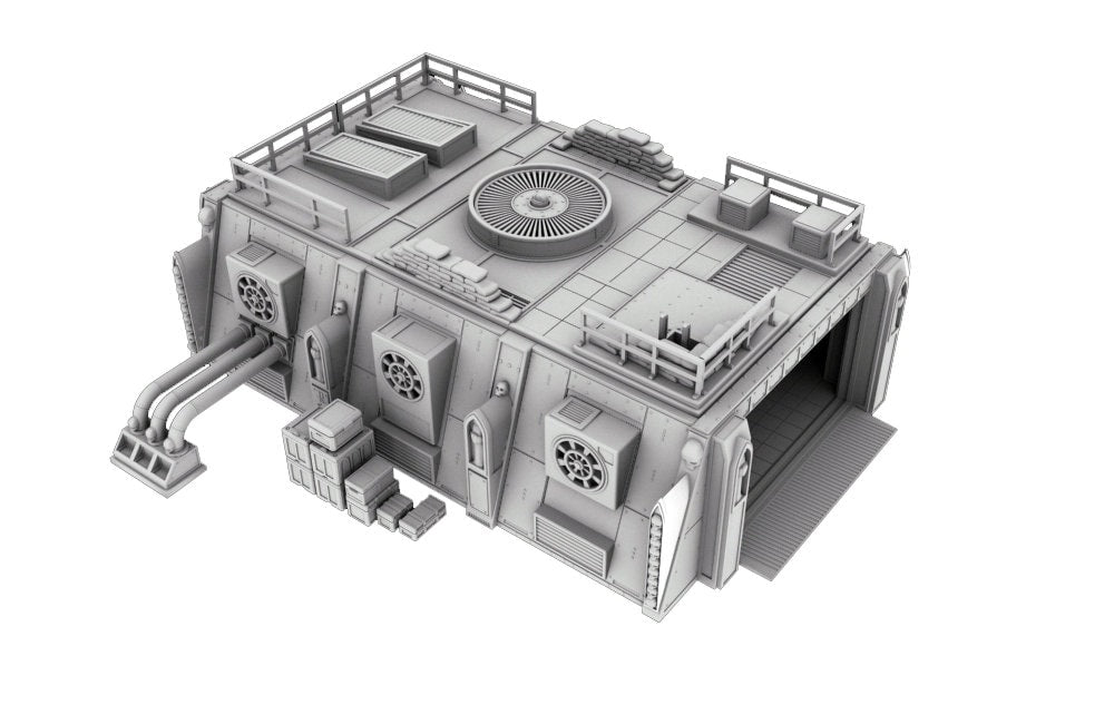 Supply Depot Outpost 12 - Wargaming Terrain 28mm - Printed on FDM Bambu Lab X1 Carbon (Custom Order) - product image 1 of 2