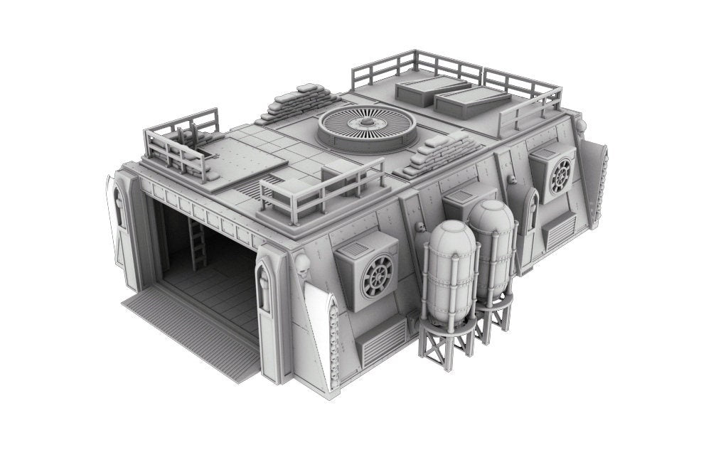 Supply Depot Outpost 12 - Wargaming Terrain 28mm - Printed on FDM Bambu Lab X1 Carbon (Custom Order) - product image 2 of 2