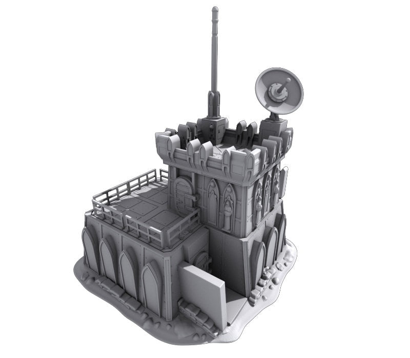 Listening Post Outpost 12 - Wargaming Terrain 28mm - Printed on FDM Bambu Lab X1 Carbon (Custom Order) - product image