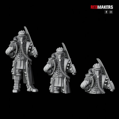 Red Makers Death Squad Tank Commanders x3 (Custom Order) - product image 3 of 4
