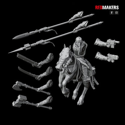 Red Makers Death Division Cavalry - Dynamic Poses x5 (Custom Order) - product image 5 of 5