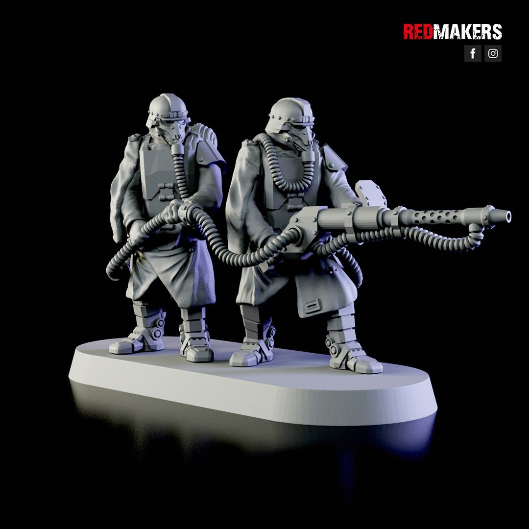 Red Makers Death Squad Special Weapon Teams x3 (Custom Order) - product image 2 of 5