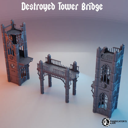 Gothic Ruins Set #2 - Wargaming Terrain 28mm - Large Bundle Set or Individual - Printed on FDM Bambu Lab X1 Carbon (Custom Order)