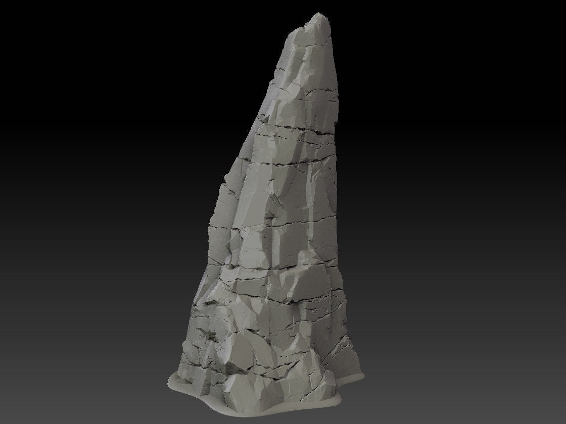 Stone Trove Cliffs - Wargaming Terrain 28mm - Large Bundle Set or Individual - Printed on FDM Bambu Lab X1 Carbon (Custom Order) - product image 8 of 10