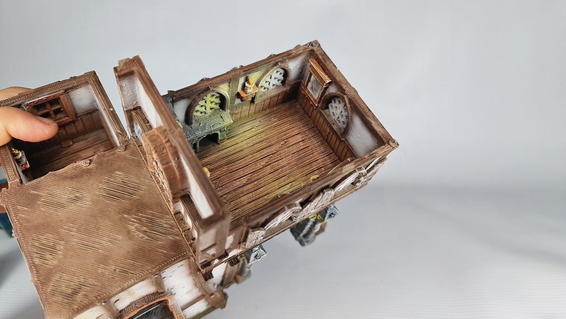 The Frost 2 Old Keep Barracks - Wargaming Terrain 28mm - Printed on FDM Bambu Lab X1 Carbon (Custom Order) - product image 5 of 5